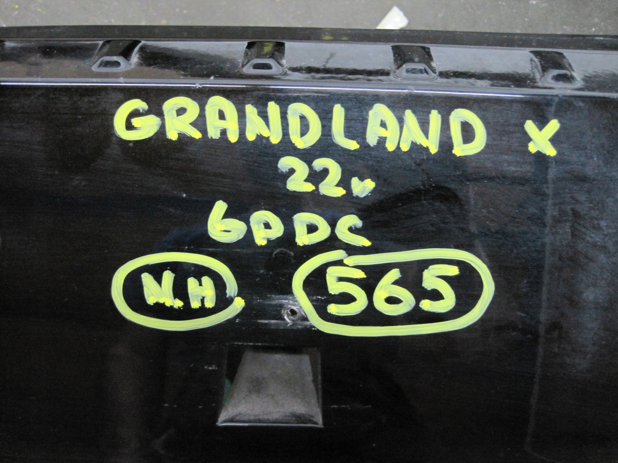 bumper OPEL GRANDLAND X 6 PDC rear part rear