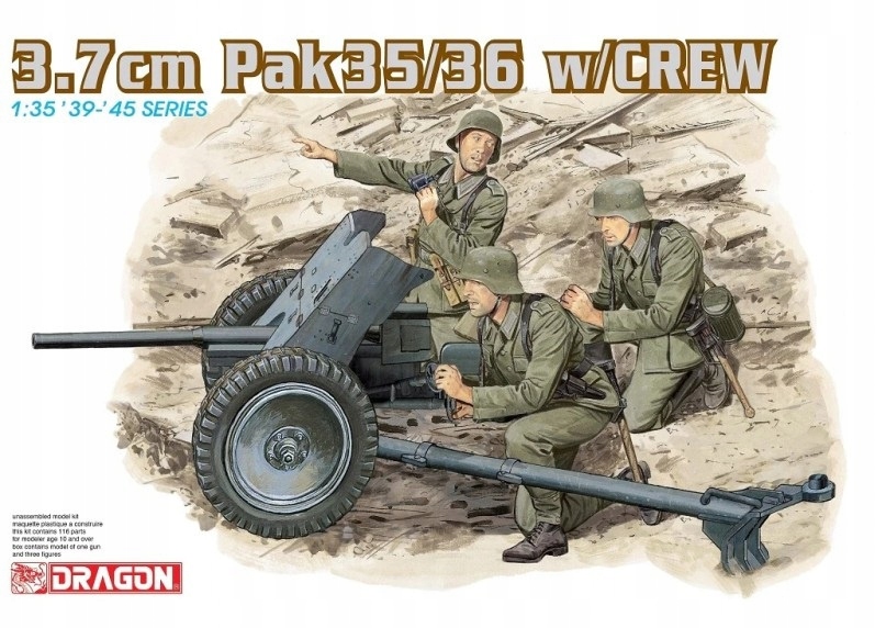 1:35 3,7 cm. Pak 36 s posádkou
