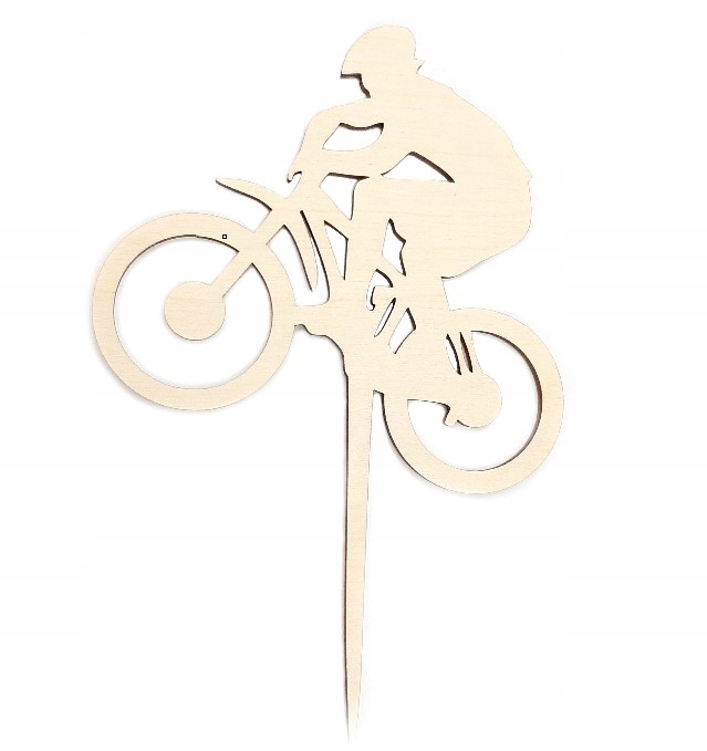 

Rower kolarz rowerzysta cyklista topper sklejka