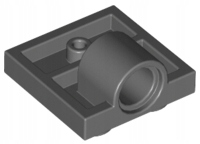 

Lego 10247 Płytka z Otworem 2x2 szara ci Nowa (1g)