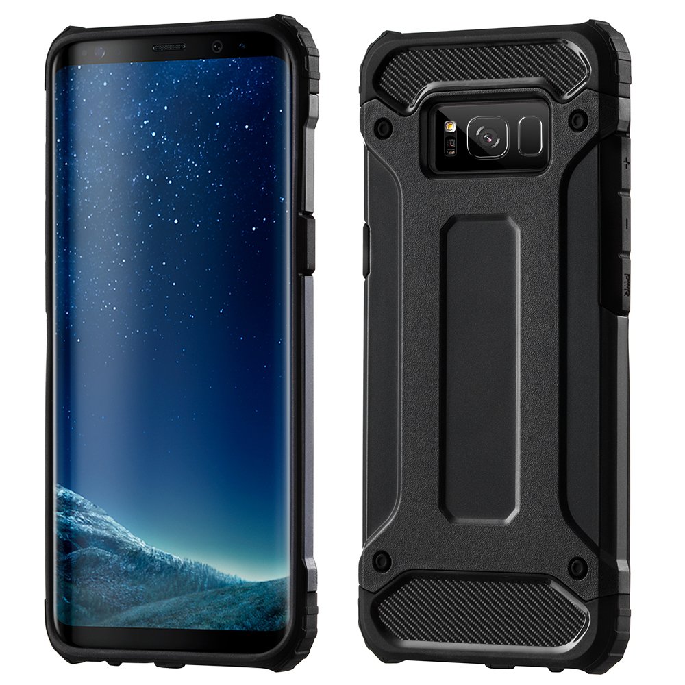 Etui Pancerne Do Samsung Galaxy S8 Czarne, Armor, Hybrid Case, Ochronne