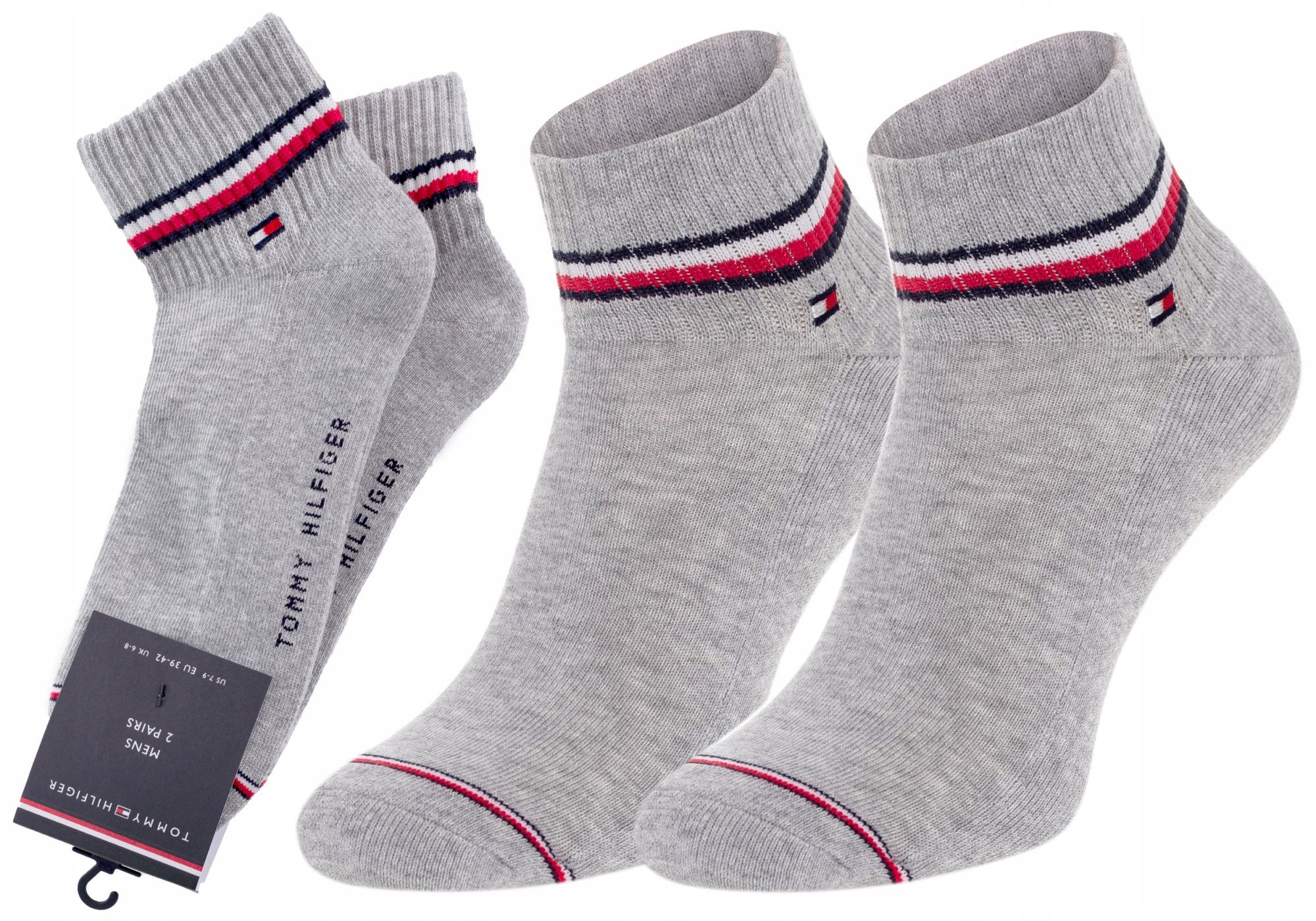

Tommy Hilfiger Męskie Skarpetki Stopki 2P R: 39-42
