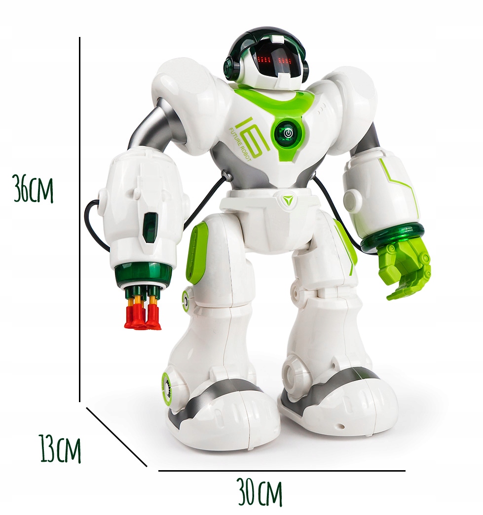 ROBOT INTERAKTYWNY ZDALNIE STEROWANY PROGRAMOWANIE Zasilanie akumulatorowe