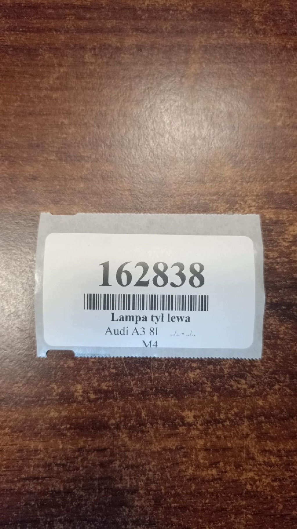 AUDI A3 8L light left rear part 8L0945095