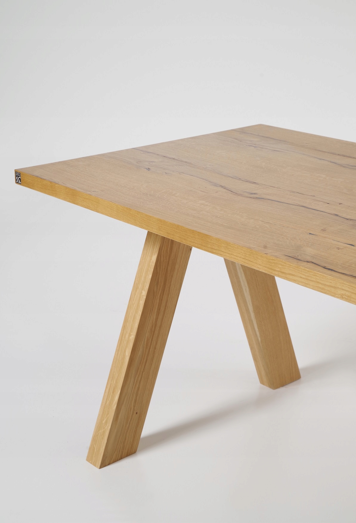 STÓŁ DĘBOWY TYPU LOFT Makduf SĘKATY 140x90 Marka Kampra