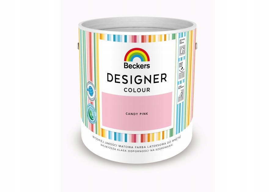 Barva Designer Colour Candy Pink 2,5 L Beckers