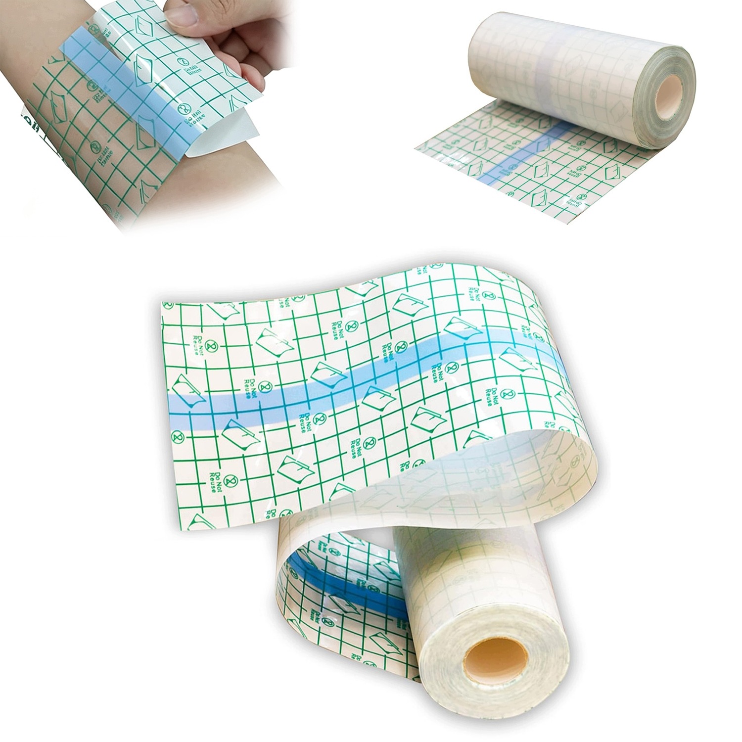 Ochranná Páska Second Skin Pro Péči O Tetování Voděodolná 15 CM X 10 M