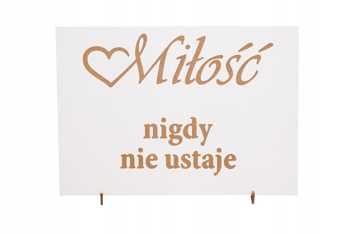 

Tabliczki 16 szt hymn o miłości 21x30 ślub wesele