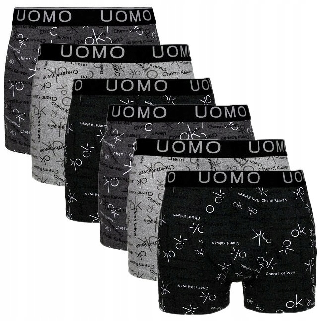 

6x Bokserki Męskie Bawełniane 3XL