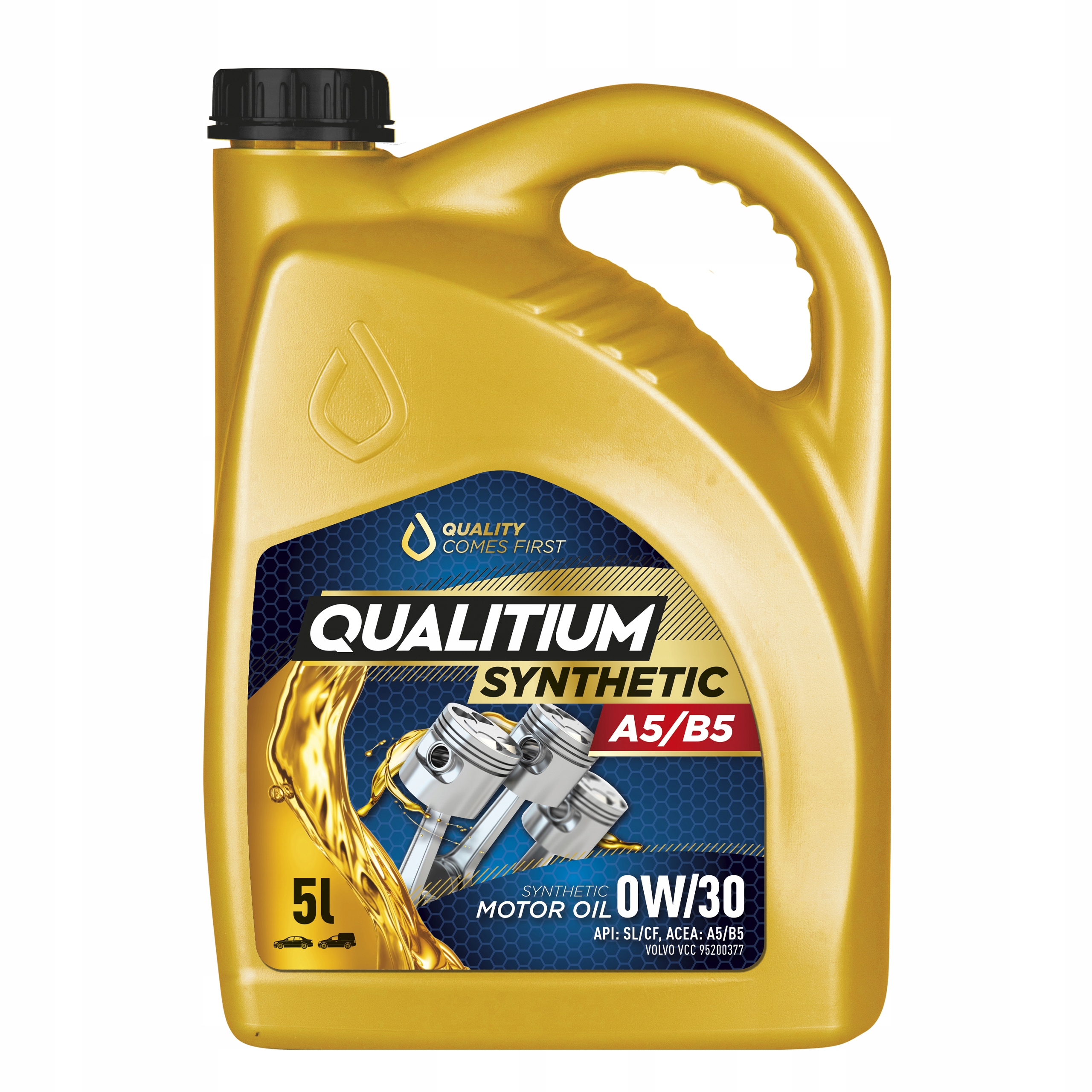 Qualitium 0W-30 Synthetics 5L Volvo VCC 95200377 Ford WSS-M2C913-D