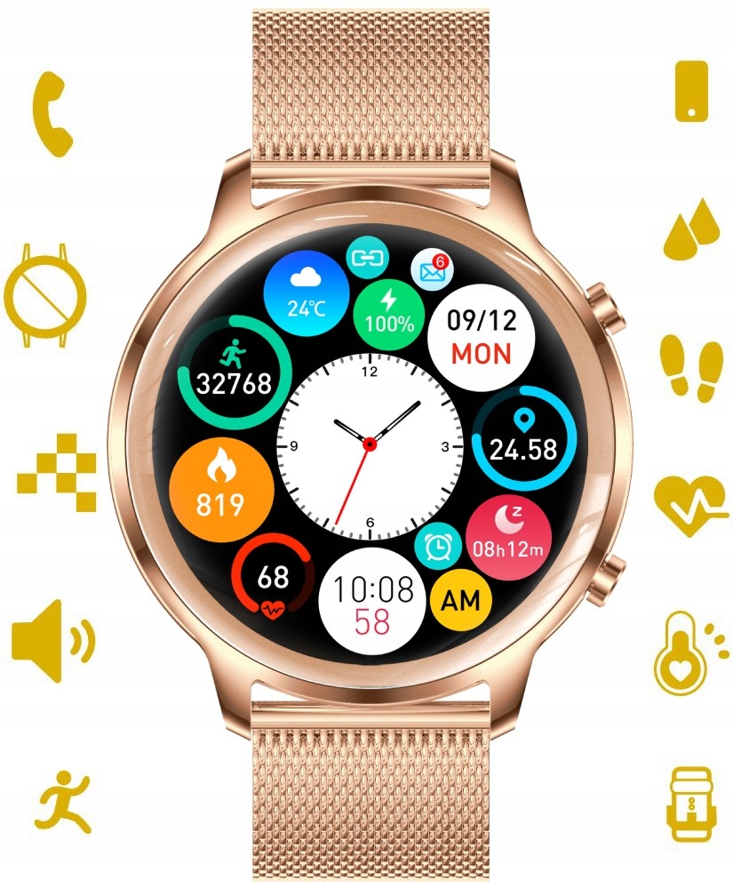 Smartwatch Manta Kelly SWU301GD złoty Model inny