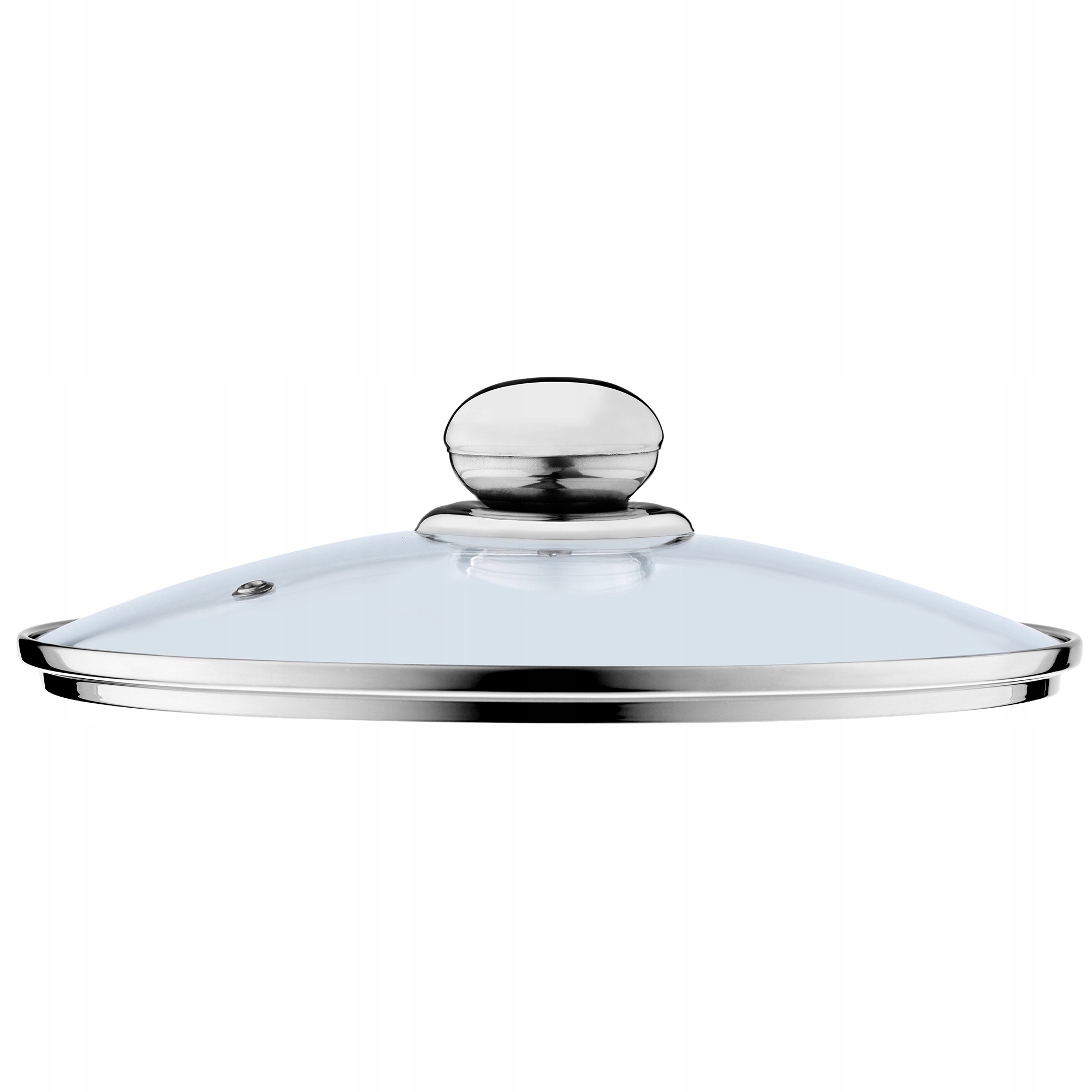 SZKLANA POKRYWKA POKRYWA 24cm GARNKA PATELNI UNIWERSALNA ŻAROODPORNA Kształt okrągły