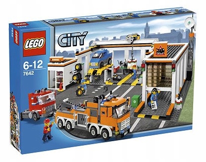 Klocki Lego City Zestaw Warsztat Mechanika Garaż Samochodowy 7642