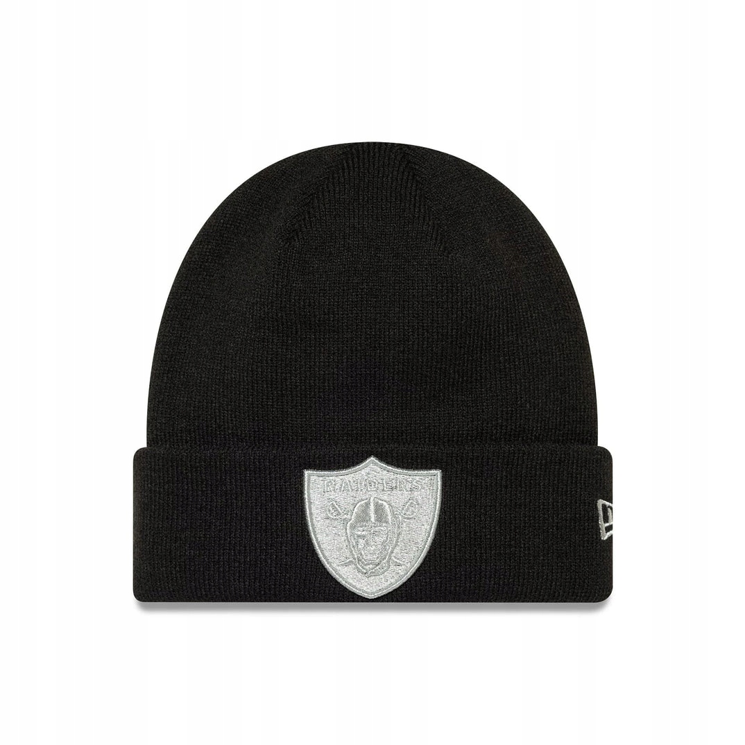 New Era čepice beanie Las Vegas Raiders Metallic černá 60691265