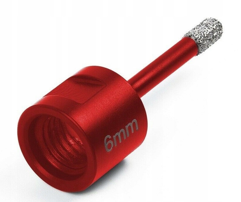 DIAMENTOWE WIERTŁO DO GRESU PŁYTEK 6MM GWINT M14 OTWORNICA DO SPIEKU