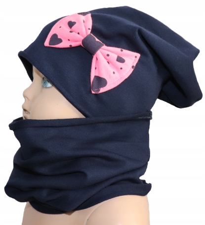 

Czapka i Komin Dla Dziewczynki 44-56