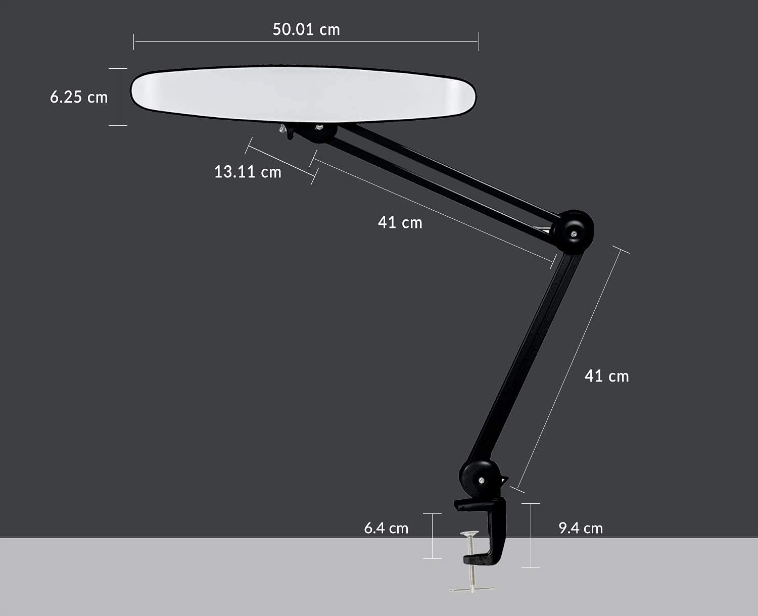LAMPKA BIURKOWA LED ŚCIEMNIANA 24W Z ZACISKIEM Zasilanie sieciowe