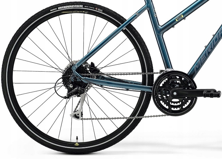 Merida Crossway 100 damski niebieski 2024 Stan opakowania oryginalne