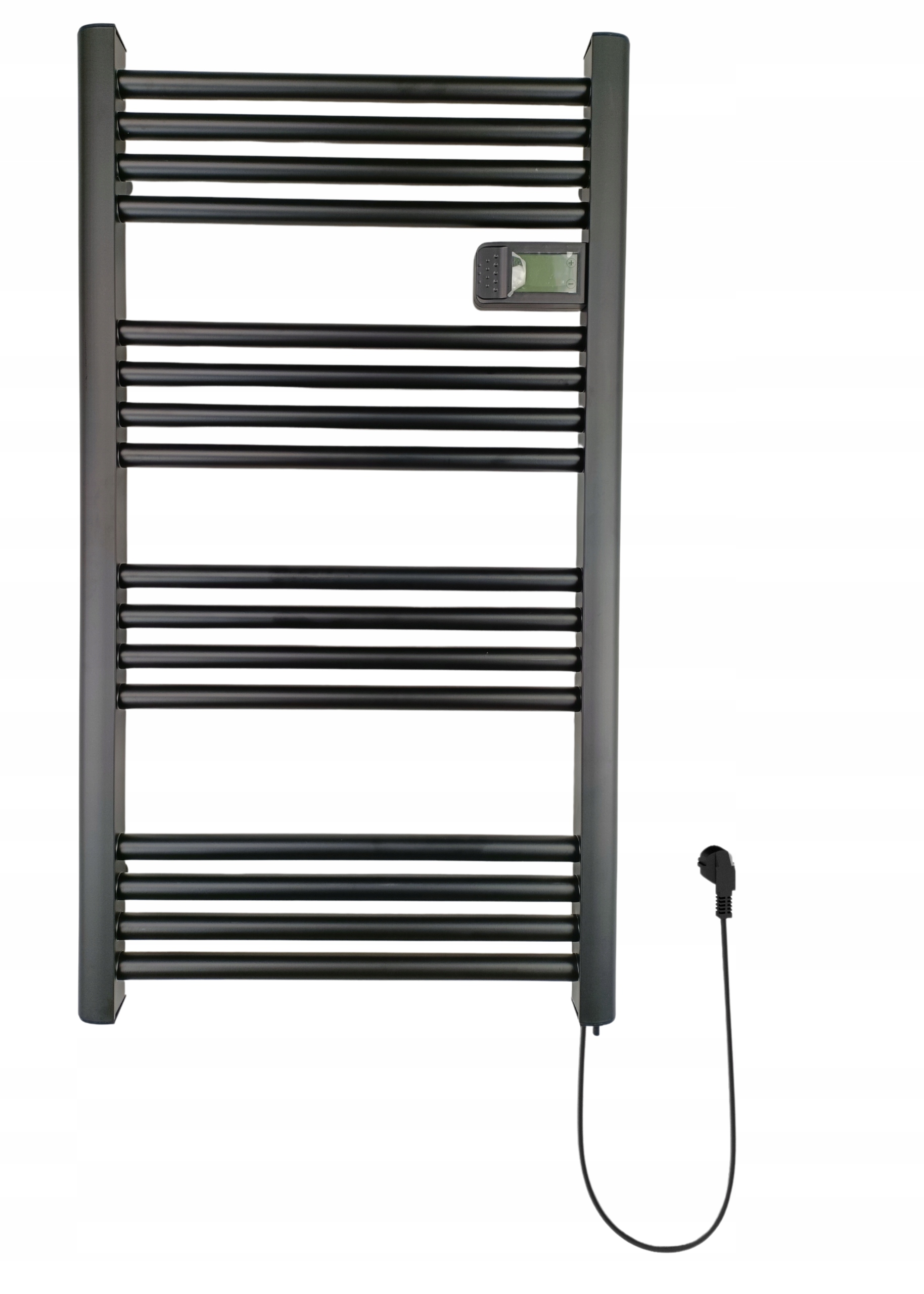 Elektrický dekoratívny kúpeľňový radiátor 54x96 cm čierny Radiátor