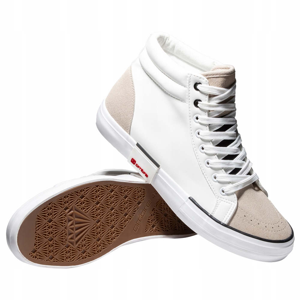 

Buty męskie sneakersy sznurowane białe T376 44