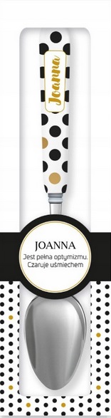 

Walentynkowy Black&gold łyżka Joanna
