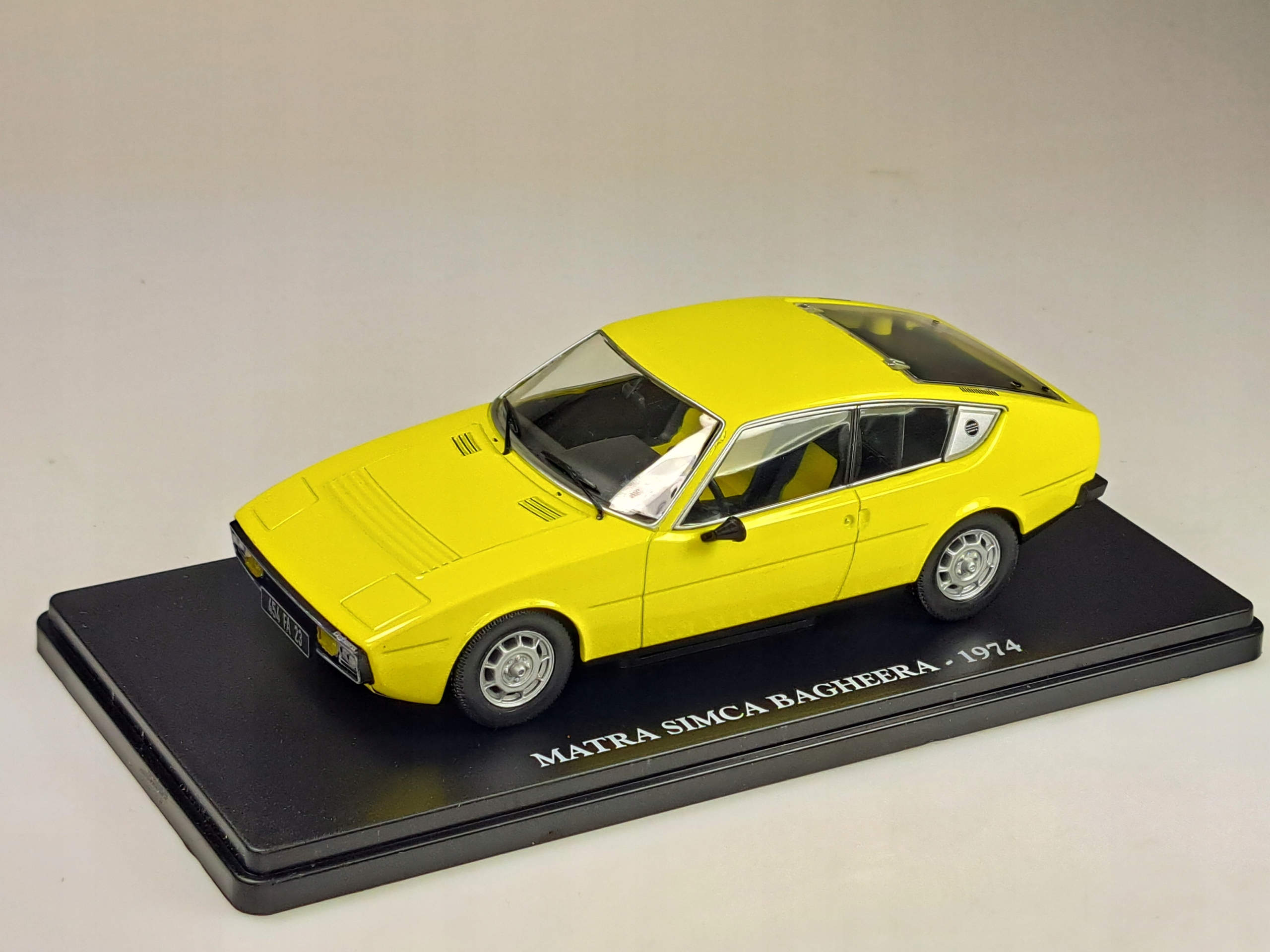 Hachette Matra Simca Bagheera 1974 Yellow 1:24