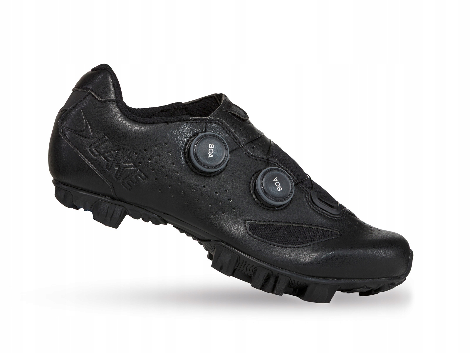 Mtb cyklistické boty Lake MX190 vel. 43 černé pohodlné Boa L6 nylon guma