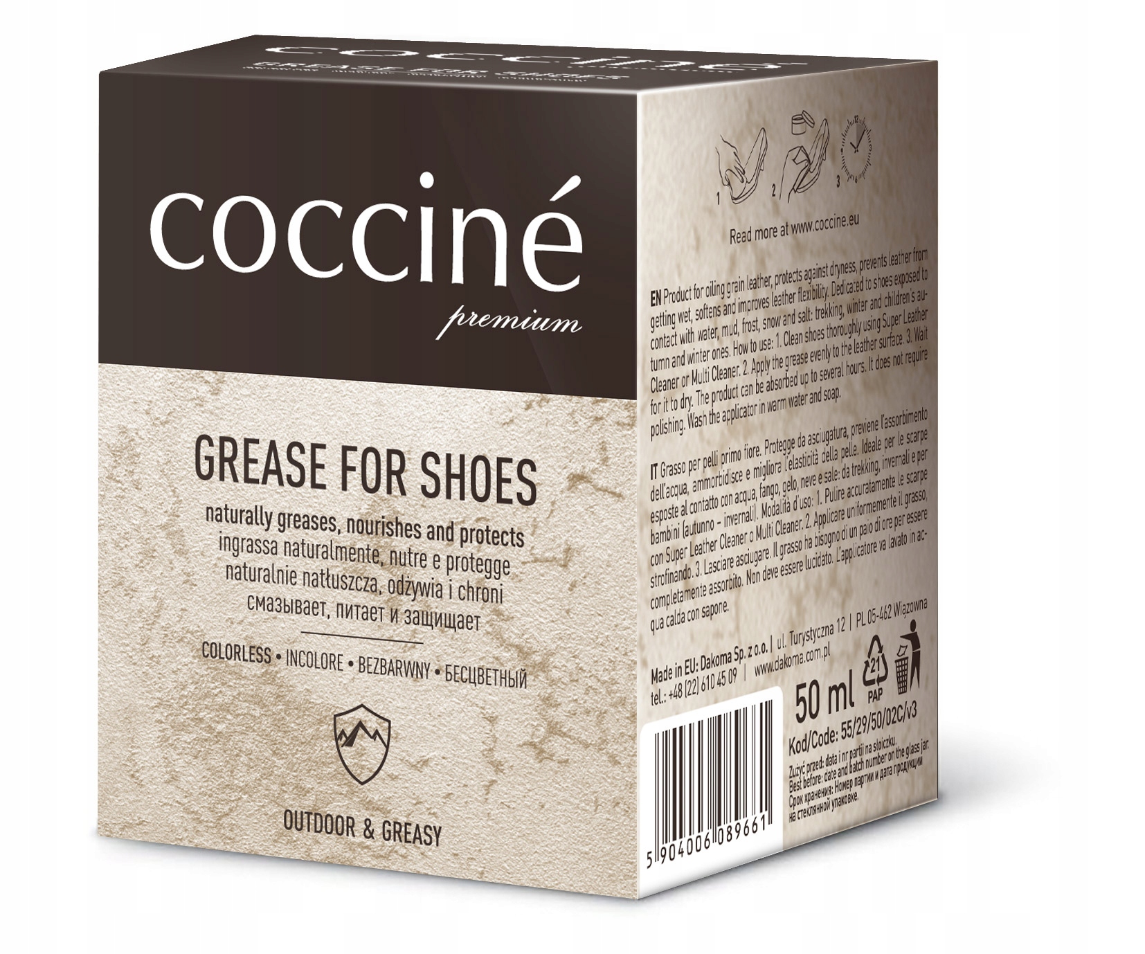 

Coccine Grease Tłuszcz Do Butów Bezbarwny 50ml