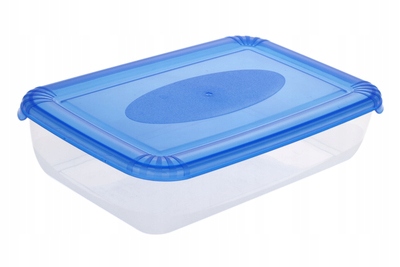 

Plast Team Polar Pojemnik prostokątny 0.9 L niebie