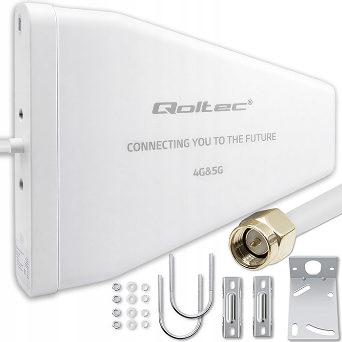 Qoltec Antena 4G 5G Lte 9dBi kierunkowa zewnętrzna N female wodoo