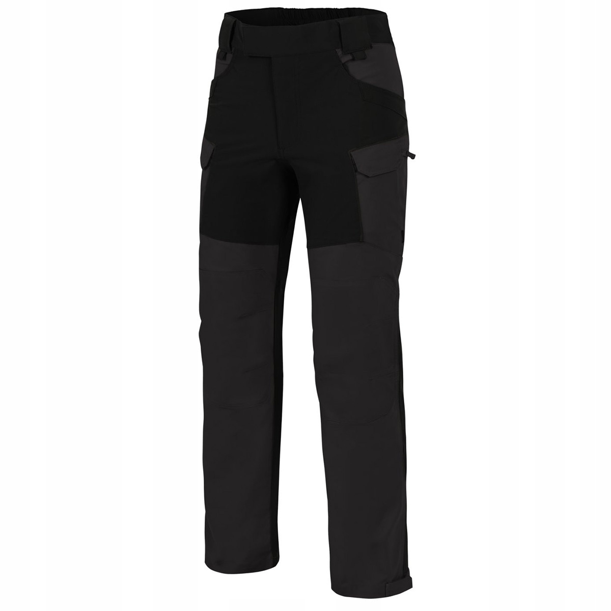 Pánské bojové kalhoty Helikon Hybrid Outback Ash Grey/Black XXL Long