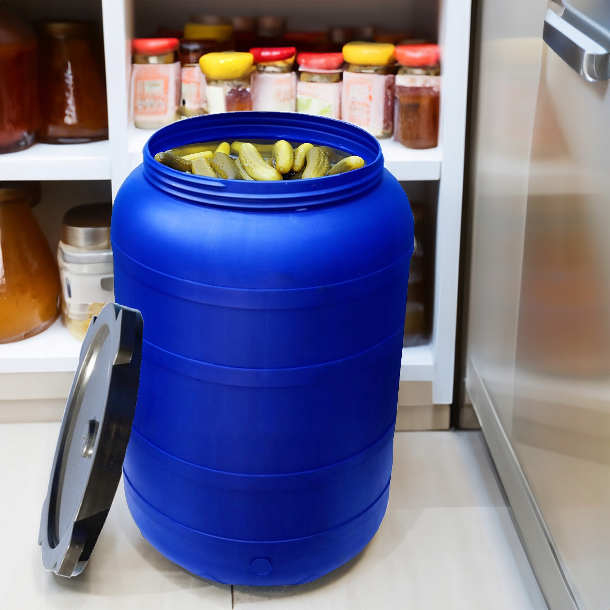 Beczka zbiornik 200L do kiszenia kapusty ogórków z atestem na wodę