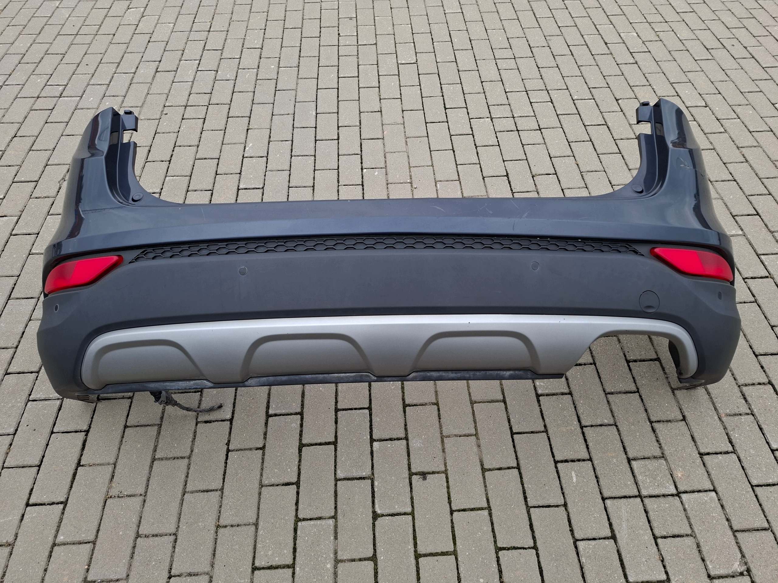 bumper rear part rear complete PDC bundle HYUNDAI SANTA FE III W8U
