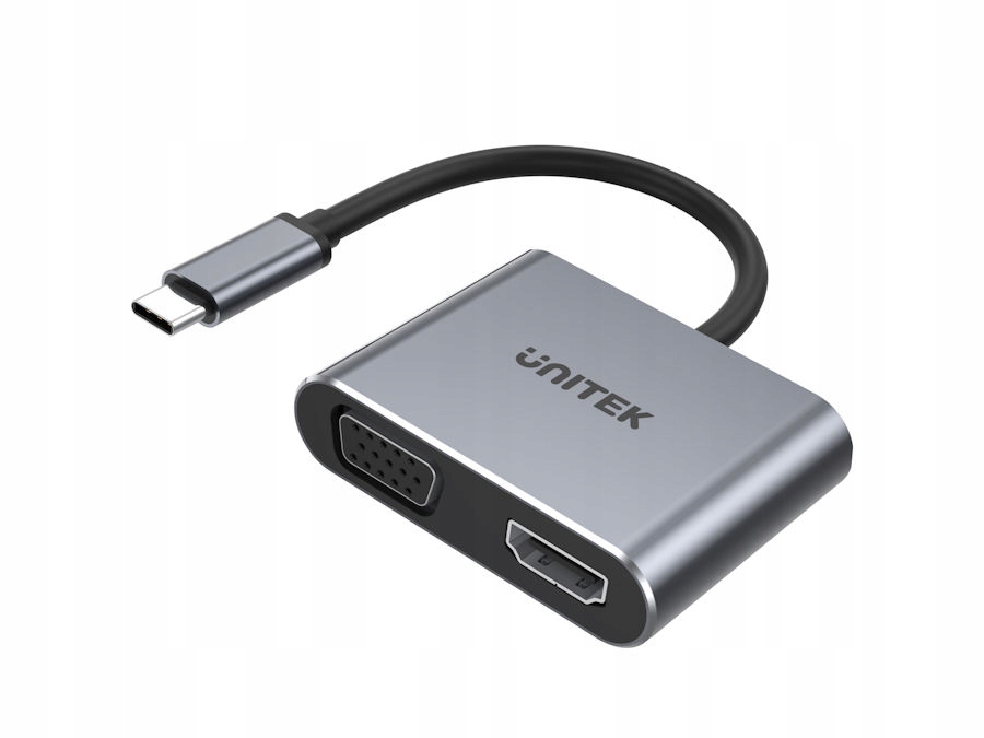 Adapter Usb-c -> Hdmi 4K@60Hz Vga Fhd Unitek V1126A
