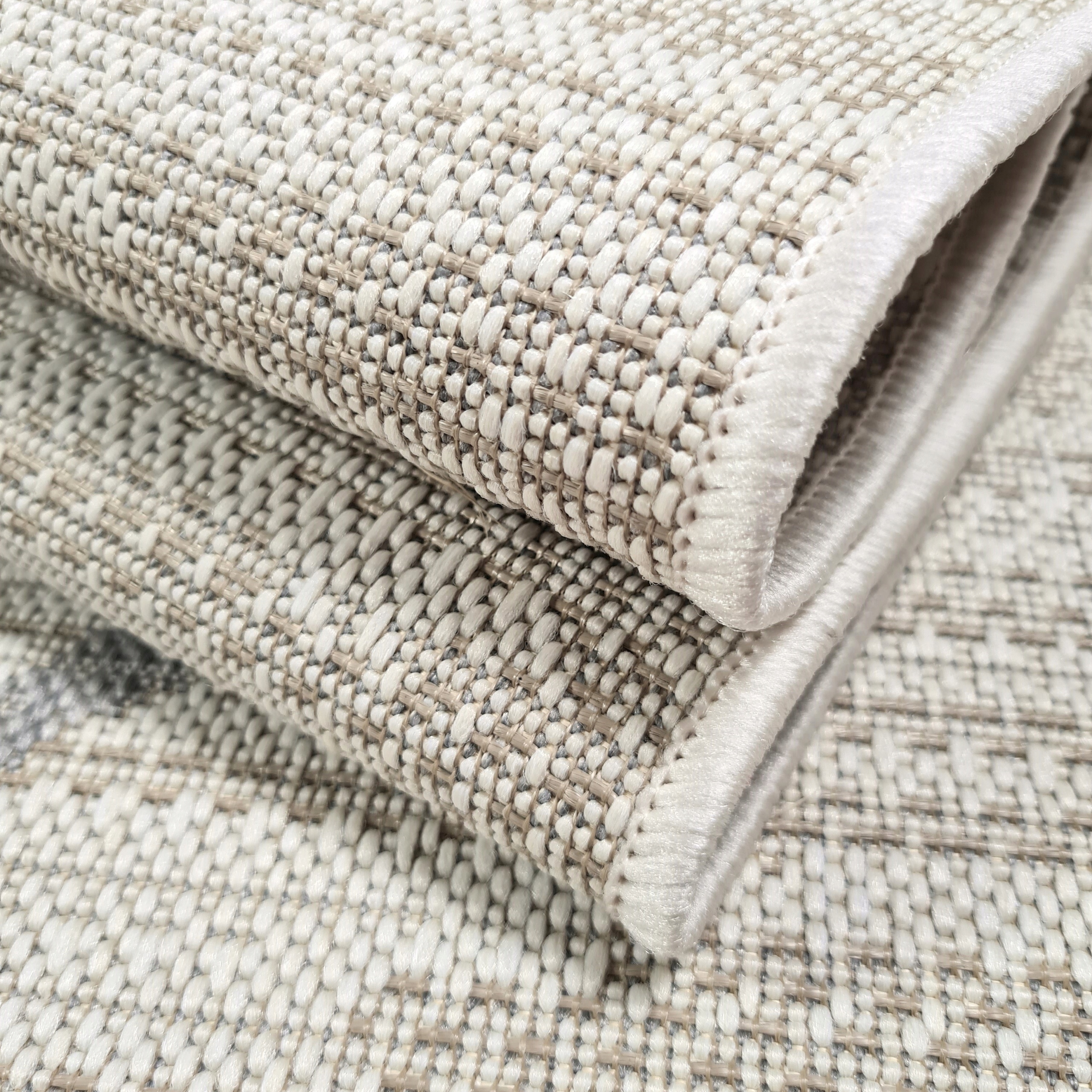 DYWAN ZEWNĘTRZNY TARASOWY SZNURKOWY NA TARAS BALKON BOHO TKANY LOFT 120x170 Długość 170 cm