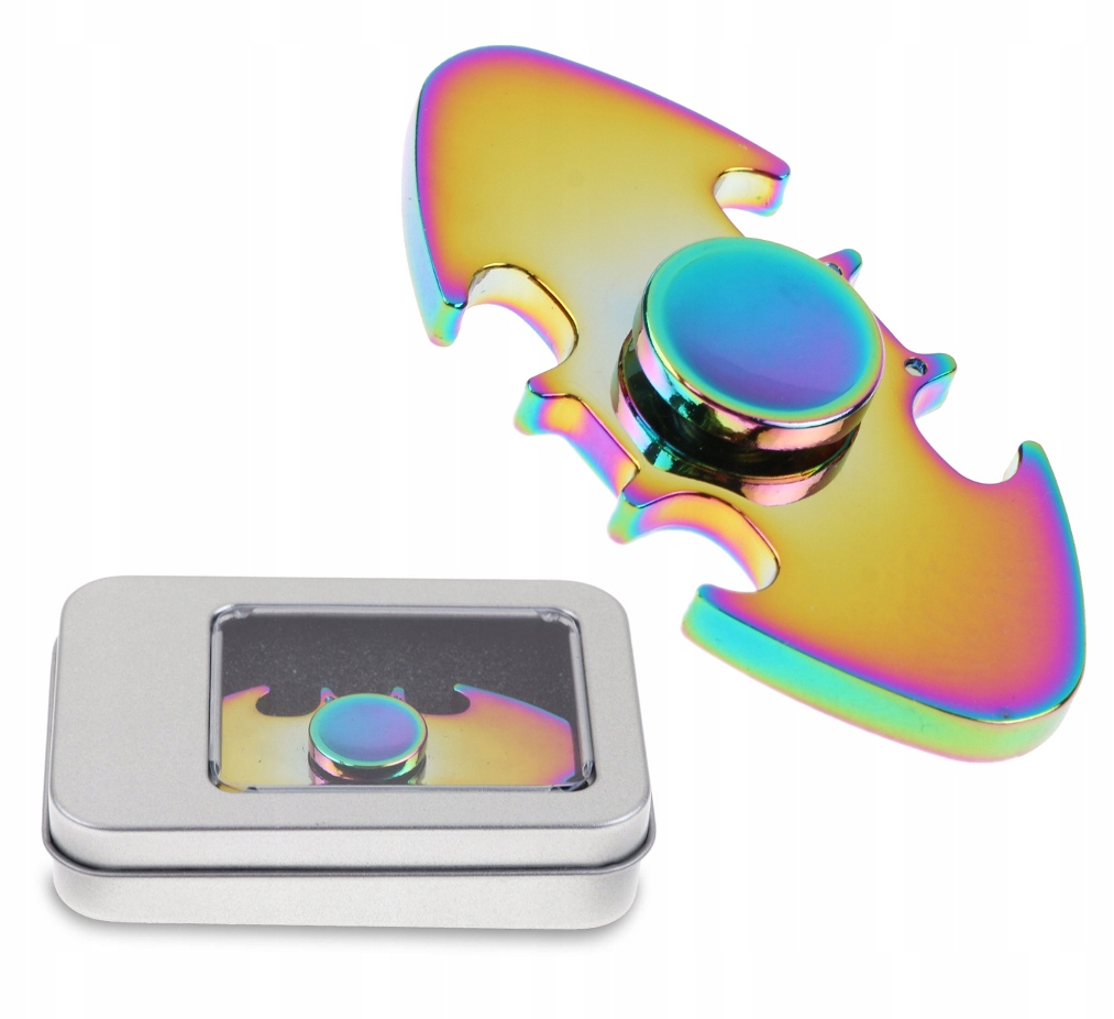 FIDGET SPINNER METALOWY BATMAN SZYBKIE ŁOŻYSKA SOLIDNY MATERIAŁ ANTYSTRES