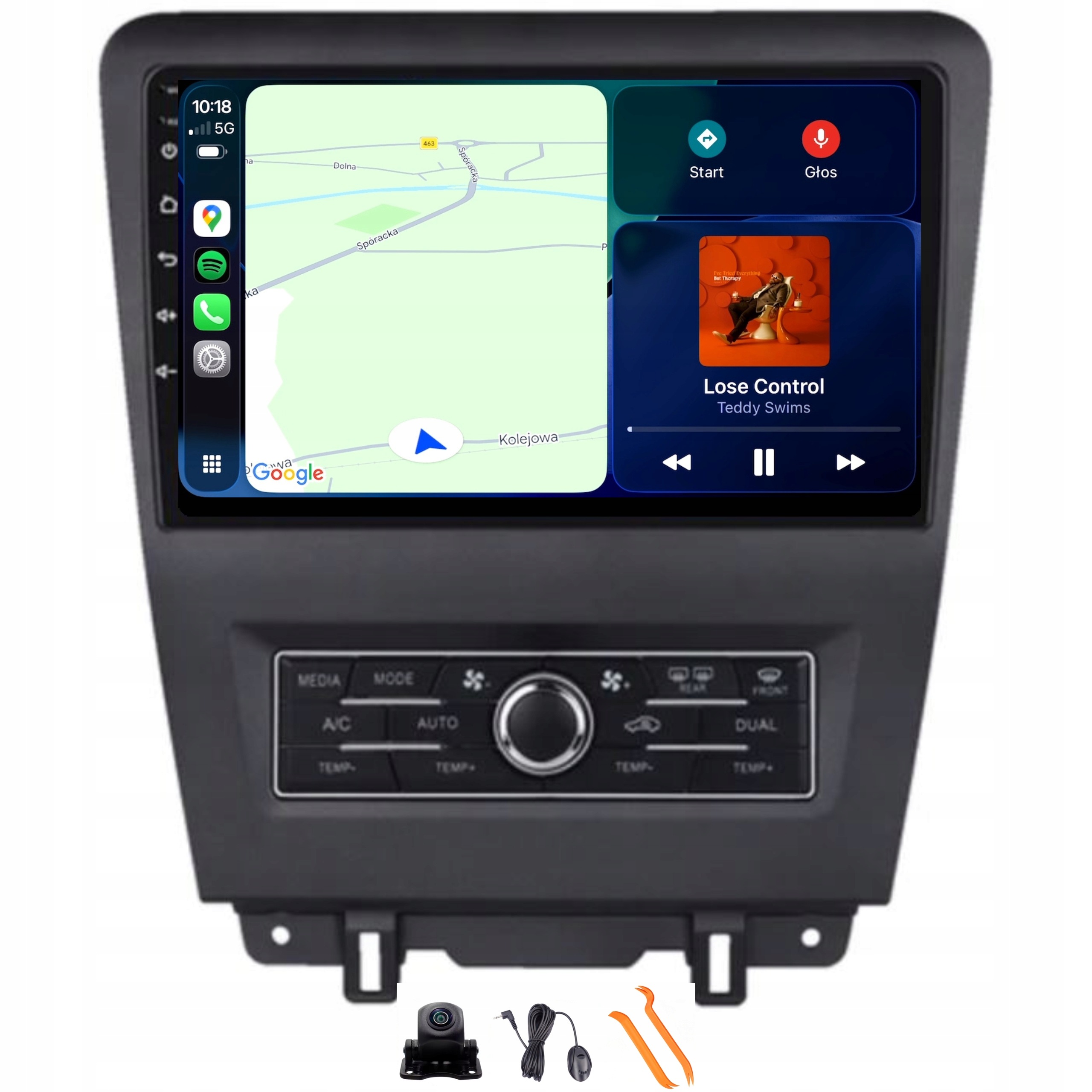 Rádio Android Navigácia Qled Carplay Lte Gps Dsp Ford Mustang 5 V 09-15