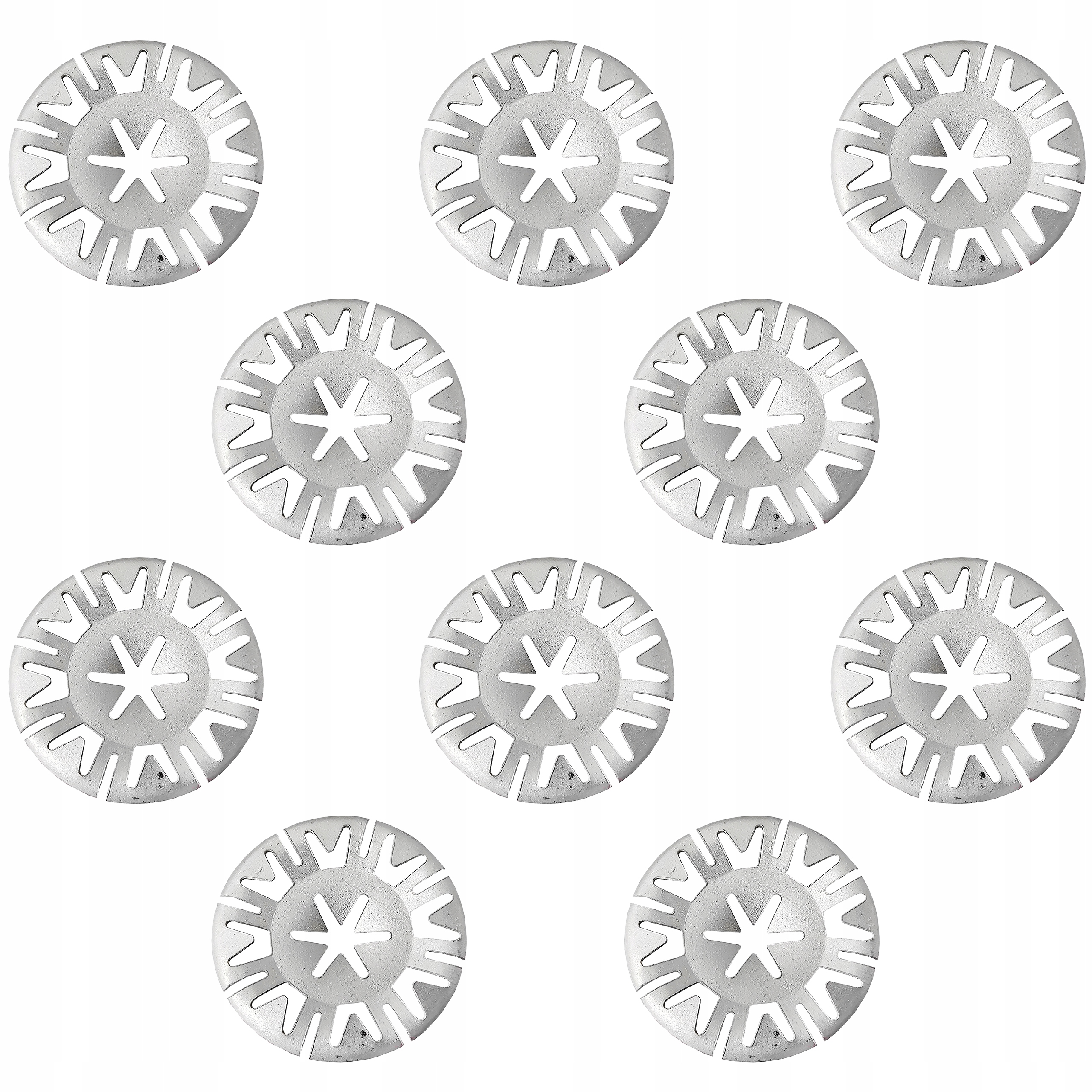 SPINKI BLASZKI MONTAŻOWE OSŁONA TERMICZNA SILNIKA ZESTAW 10 SZTUK