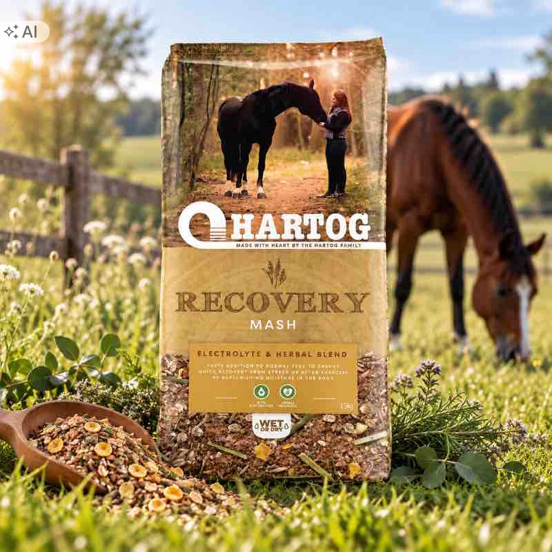 Hartog Recovery Mash 18 kg Mesz ziołowy dla Koni z Elektrolitami