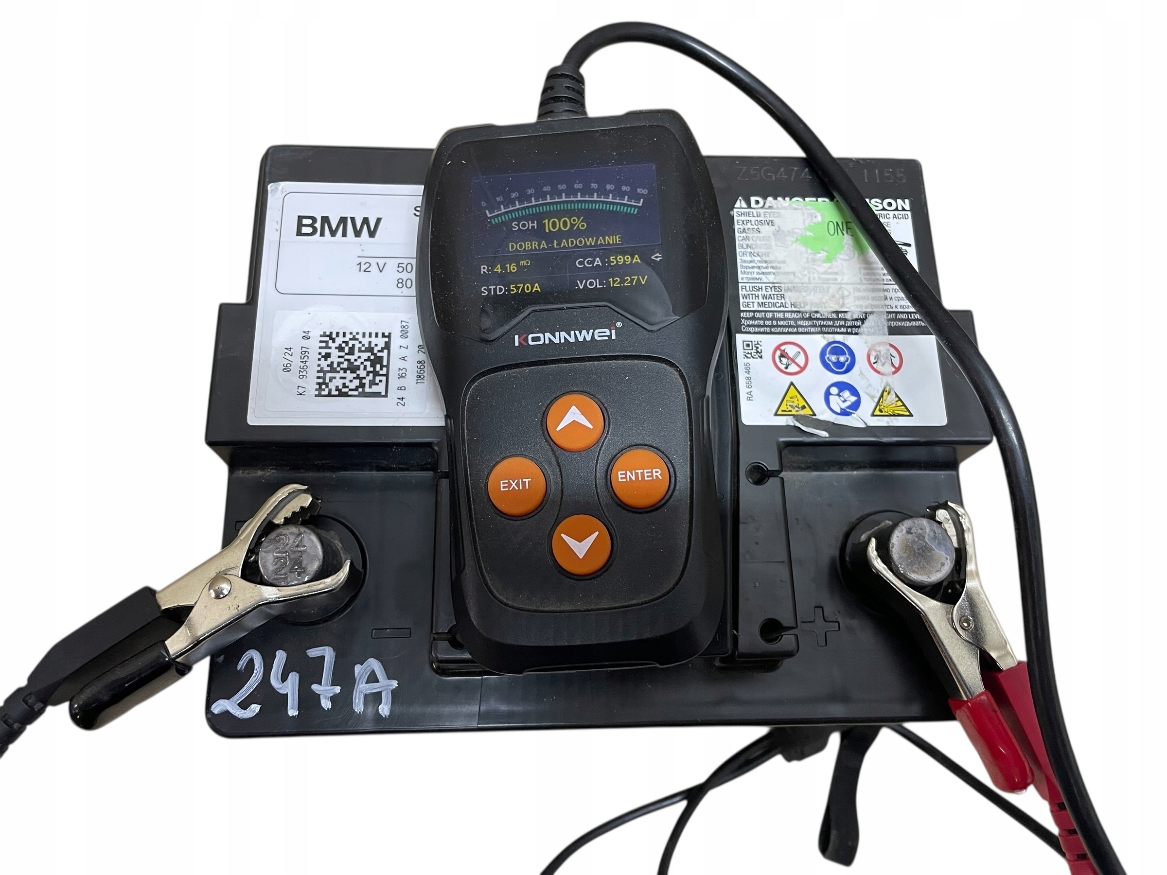 Batteria AGM START-STOP 12V 50AH 570A BMW / MINI 2024R Originale