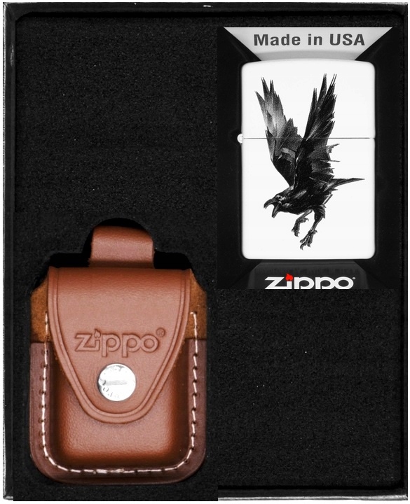 Sada Zippo Zapalovač Raven Design Dárkový No4