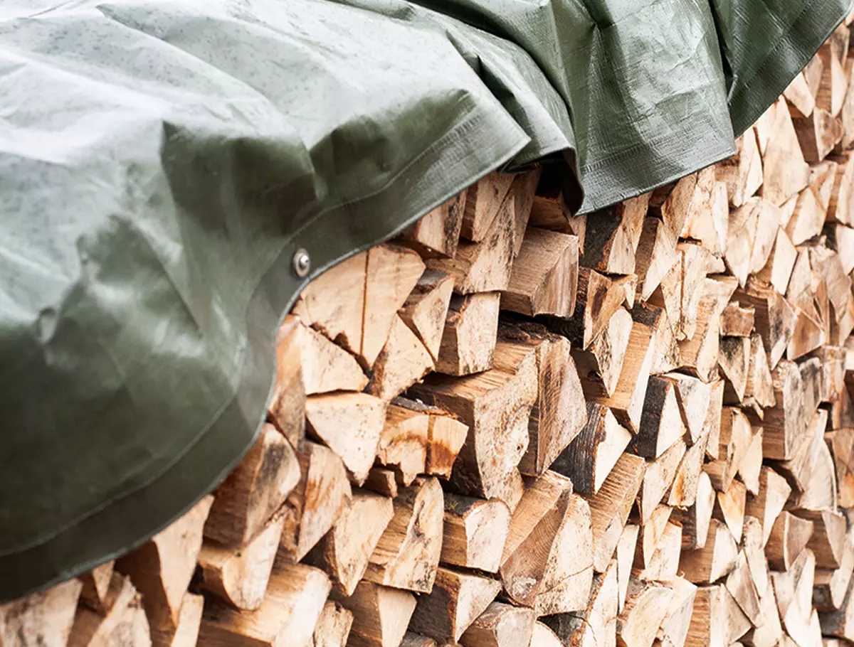 Plandeka 180g Ekstra 4x8m zielona wodoodporna mocna wytrzymała płachta