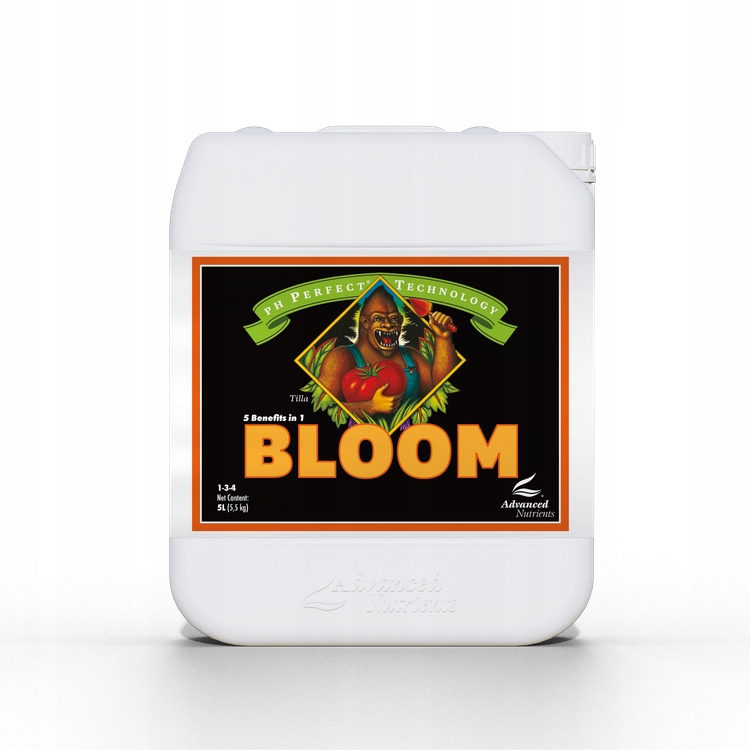 Advanced Nutrients Bloom 1-3-4 s perfektní formulí pH Pro Kvetení 5L