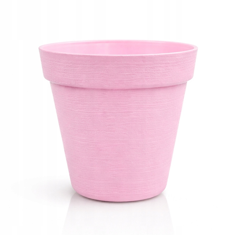 10 X Doniczka w Stylu LOFT 12 cm, Eko, UV Odporna, Różowy Pastelowy