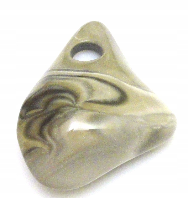 Křemík pruhovaný – přívěsek – 62x48x21 mm