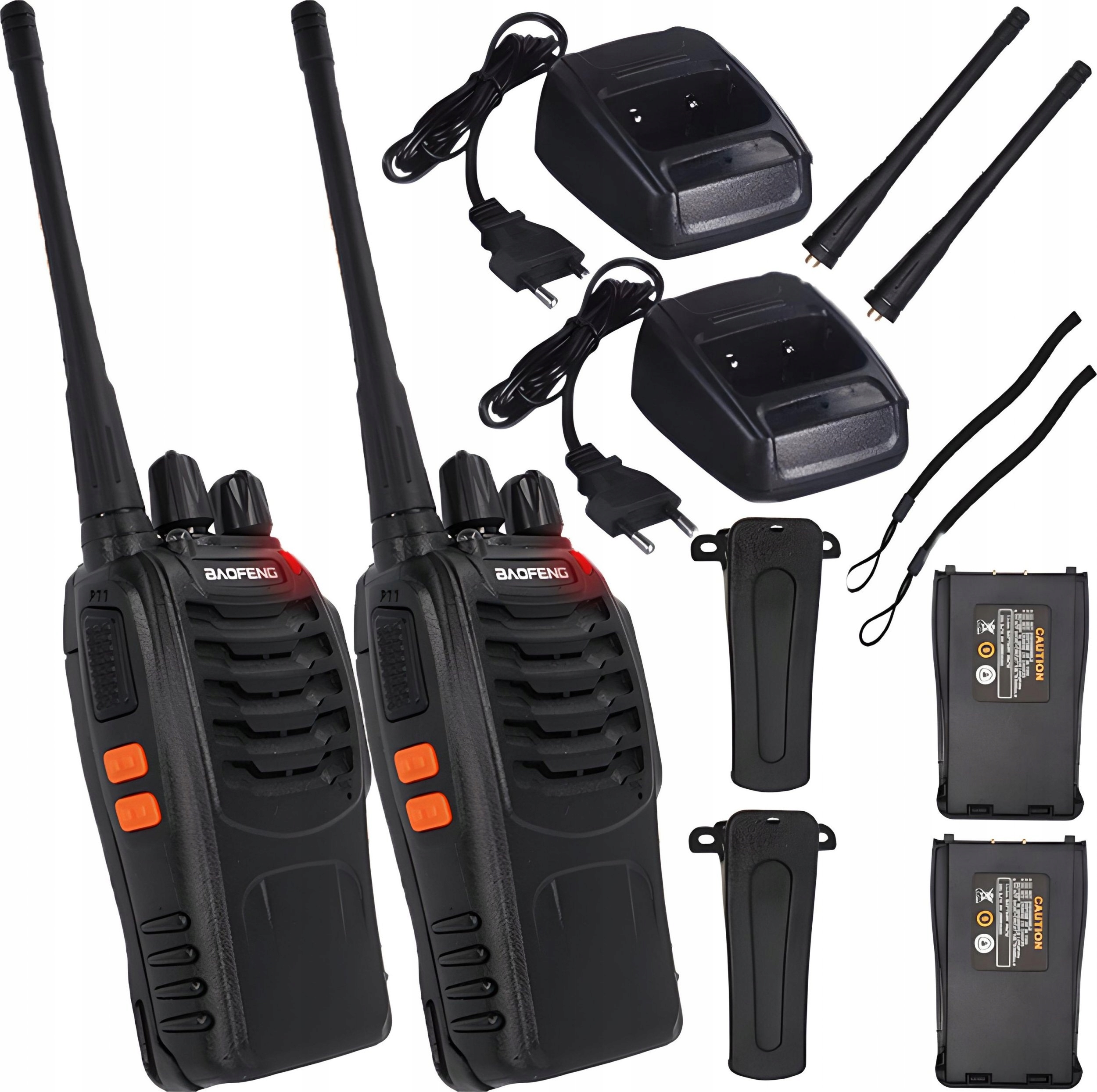 Baofeng BF-888S Krótkofalówki Radiotelefony Walkie Talkie Latarka Led