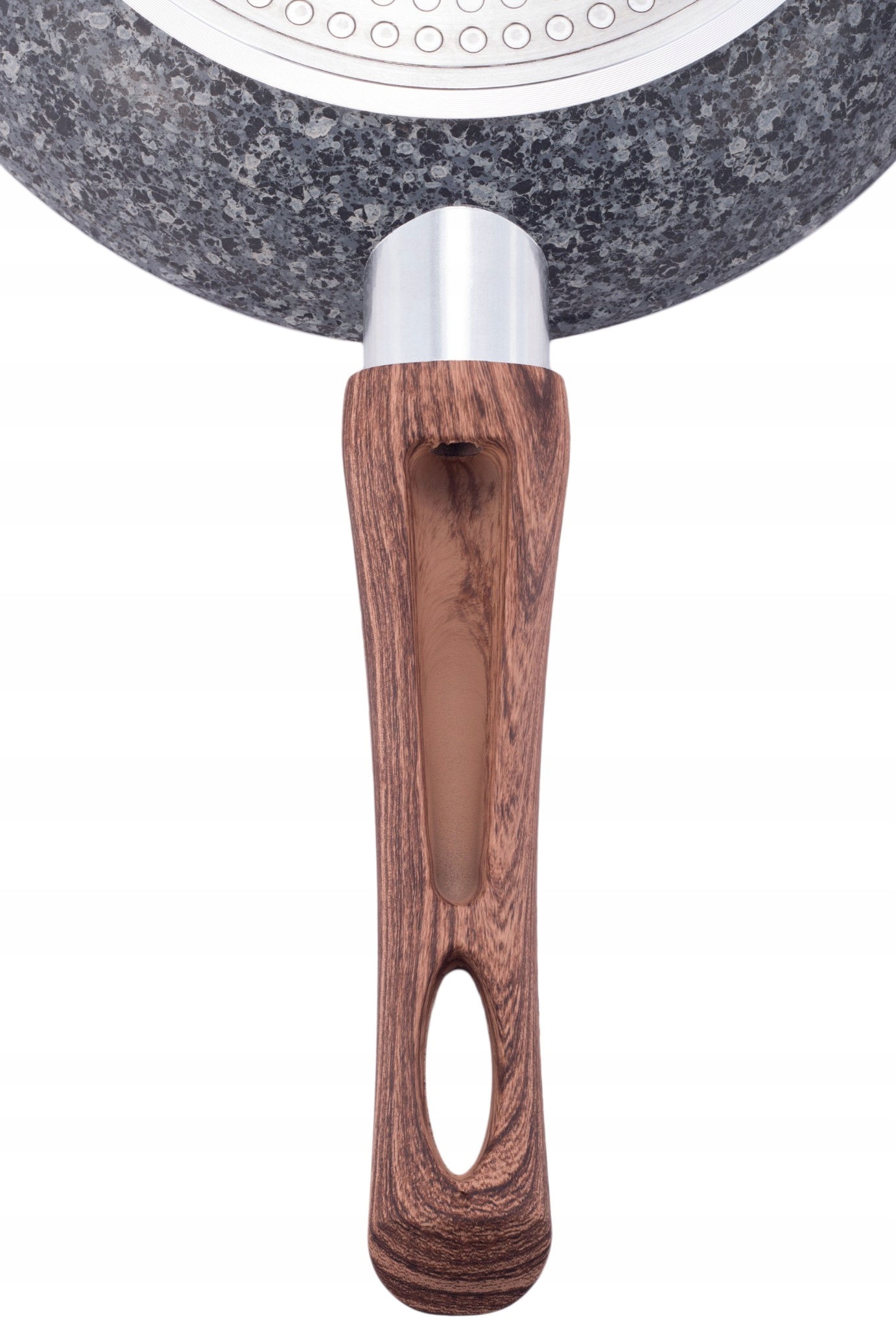 GŁĘBOKA PATELNIA Z POWŁOKĄ GRANITOWĄ 28CM INDUKCJA - IDEALNA DO SMAŻENIA Kod producenta 4167