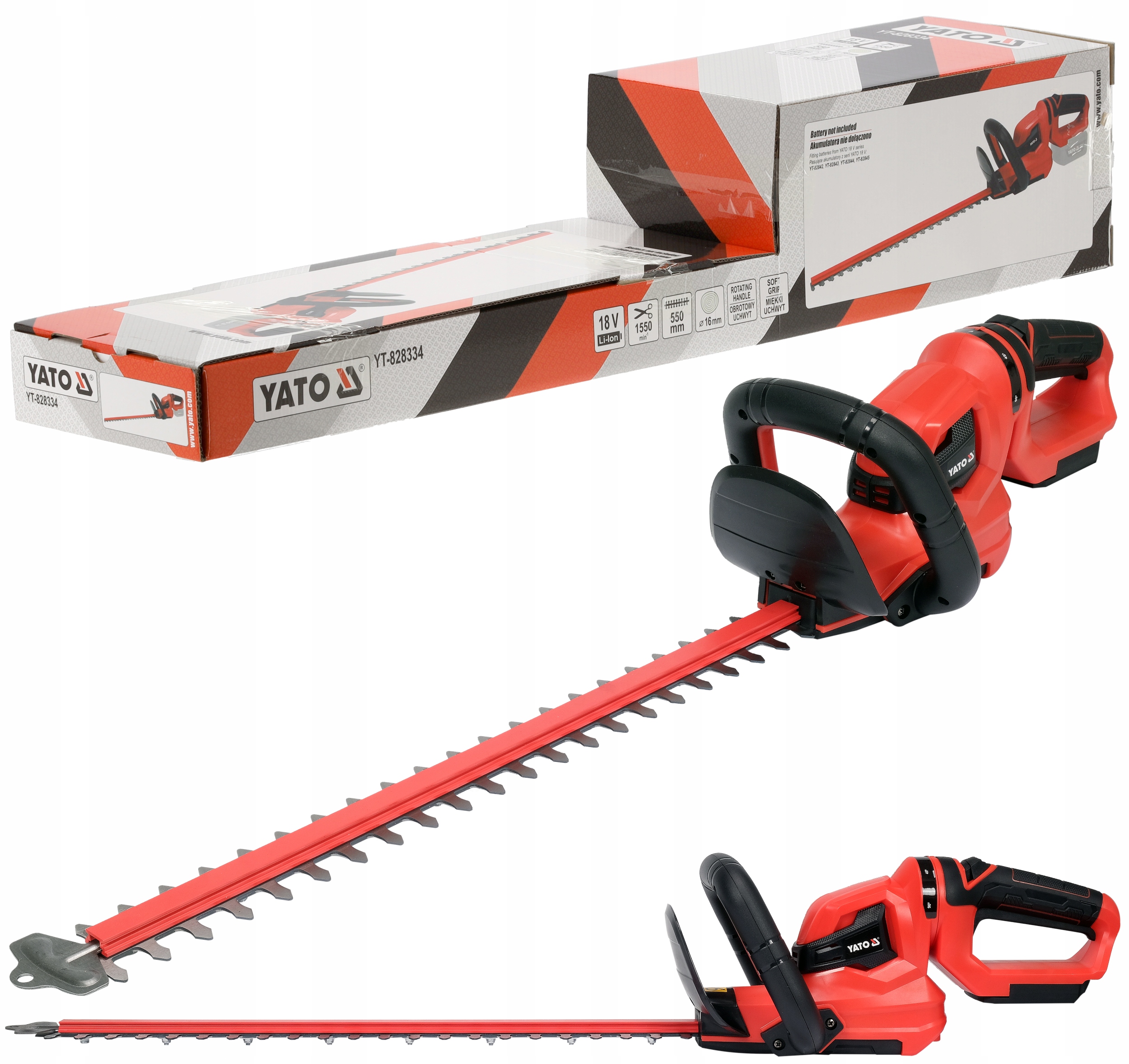 Yato Nożyce Do Żywopłotu 55CM 18V Bez Baterii