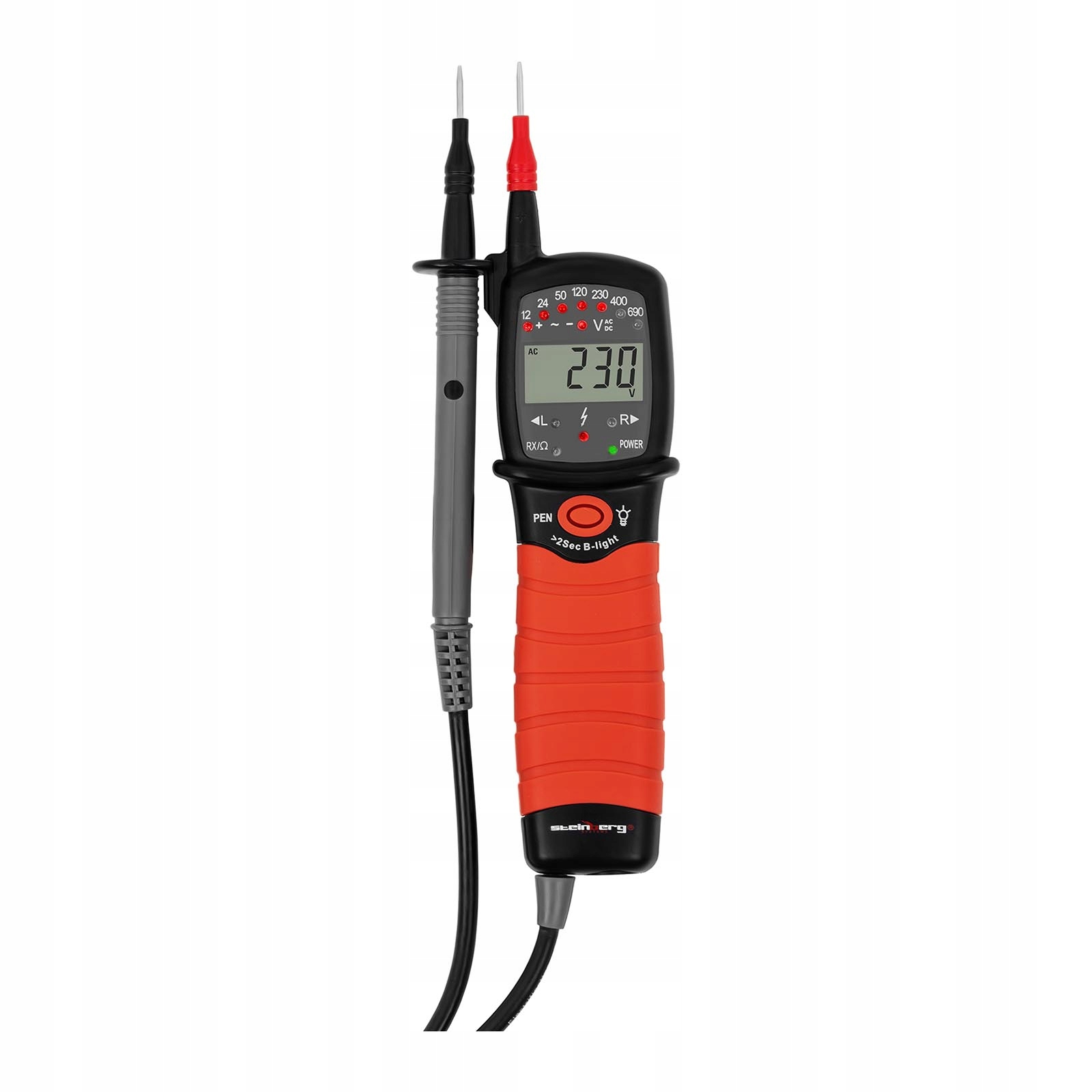 PRÓBNIK NAPIĘCIA MIERNIK TESTER FAZ I CIĄGŁOŚCI Model SBS-VT-690