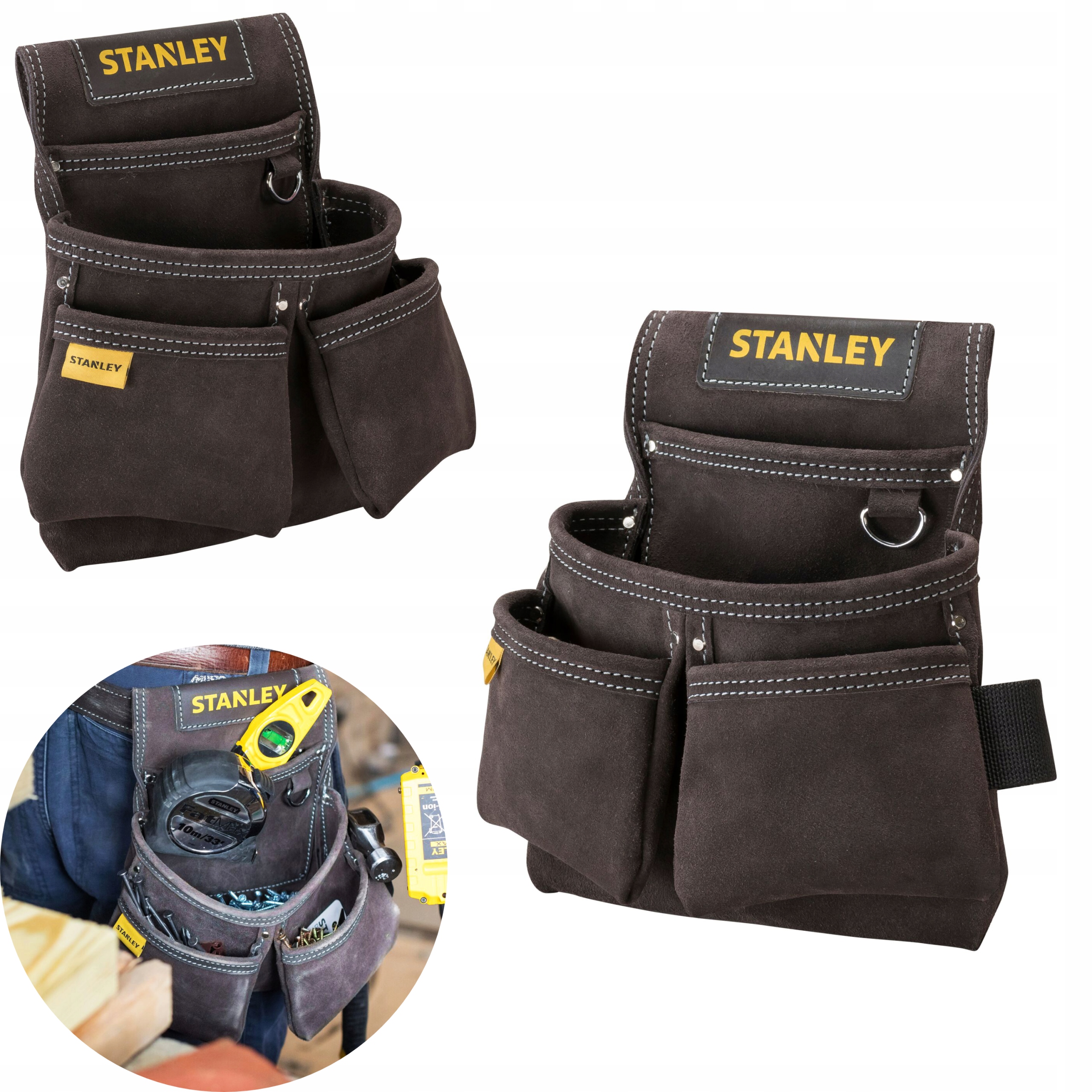 

Stanley 80-116 Kieszeń Na Narzędzia 3 Przegrody